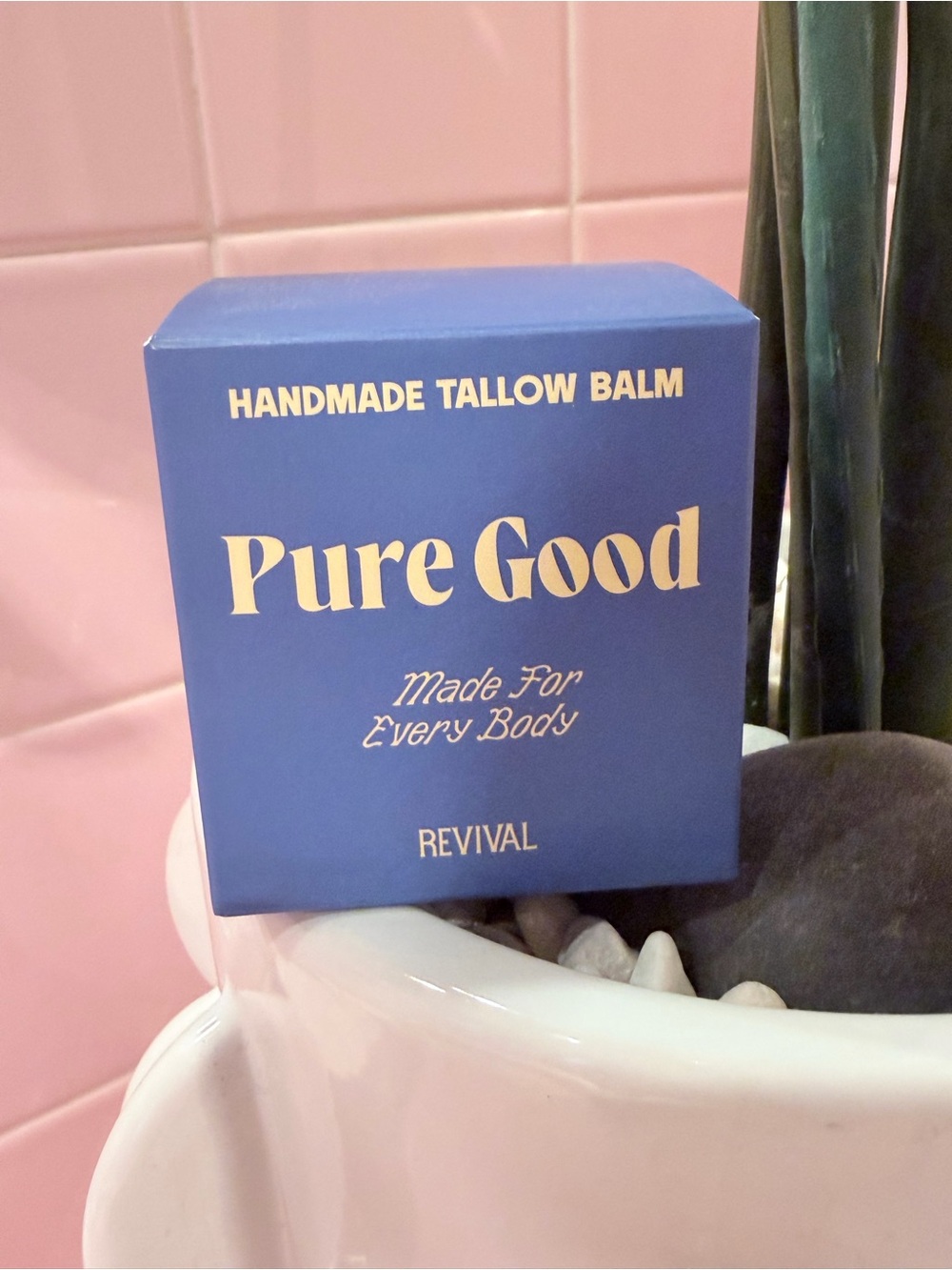 Pure Good Revival Tallow Balm - Nourishing Moisturizer (Blue & Gold) - Picture 2 of 3